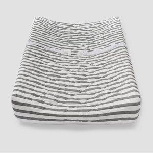 Changing Pad Cover, Gray Stripes
